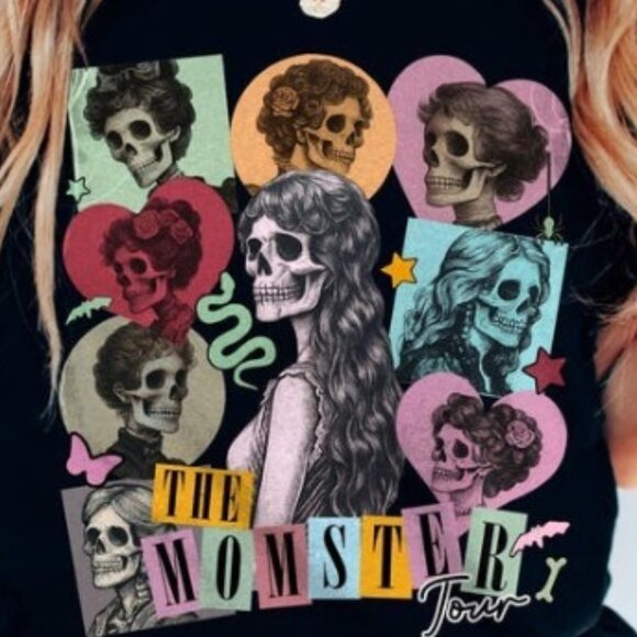 Momster Tour Tee Eras Tour Fandom Halloween Shirt - Picture 2 of 3